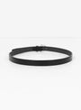Spur Belt Black & Nickel