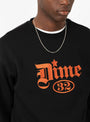 dime crewneck up close 