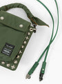 Porter x Toga Green Shoulder Pouch Bag with strap 