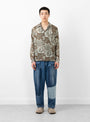 K&Z Anemone Wrangler Collar Shirt Brown on model 