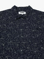 YMC Malik Shirt Navy & Ecru Detail