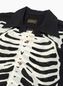 Silk Rayon BONE Aloha Shirt Black Kapital 
