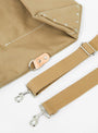 Canvas Utility 2 Way Bag Natural Heritage Leather At The Garbstore Details