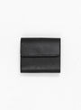 Tri-Fold Latigo Leather Wallet Black