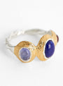 Blue Space Ring Mix Isabella Etou at Couverture & The Garbstore  close up 