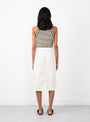Raya Skirt White by Rachel Comey at Couverture and The Garbstore back profile