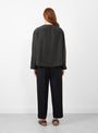 Antoine Blouse Charbon by Soeur at Couverture and The Garbstore rear profile