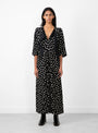 Dot Print Dress Black by TOGA PULLA at Couverture and The Garbstore 