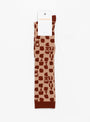 Chess Transparent Socks Rust Beige Gambit by Henrik Vibskov at Couverture and The Garbstore 