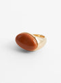 Gold Plated Brass Ring Gold by Helena Rohner at Couverture and The Garbstore 