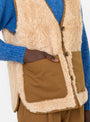 Spin Vest Natural by Sideline at Couverture and The Garbstore close up