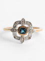 Bettina Ring London Blue Topaz by Pascale Monvoisin at Couverture and The Garbstore close up