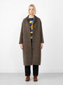 Skog Coat Brown by Mina Perhonen at Couverture and The Garbstore