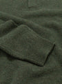 Knit Polo 9G Green by Beams Plus at Couverture and The Garbstore close up