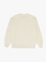 Crewneck Sweatshirt Oatmeal by BEAMS plus at Couverture and The Garbstore rear shot 