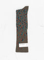 Knee High Socks Leopard Khaki by Bonne Maison at Couverture and The Garbstore