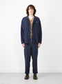 Noragi Jacket Navy by TDR at Couverture and The Garbstore on model 