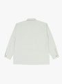 Ivan Longsleeve Shirt Ash by Pilgrim Surf + Supply at Couverture and The Garbstore rear of shirt 