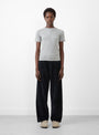 No.369 Eva Grey by Extreme Cashmere at Couverture and The Garbstore on model 