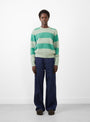 Shaggy Bear Chunky Stripes Jumper Freeze by Howling at Couverture and The Garbstore 