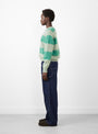 Shaggy Bear Chunky Stripes Jumper Freeze by Howling at Couverture and The Garbstore side profile