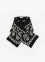Linen Rayon Bandana Kesa Scarf Black by Kapital at Couverture and The Garbstore