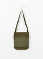 FORCE Vertical Shoulder Bag Olive Drab by Porter Yoshida & Co at Couverture and The Garbstore 