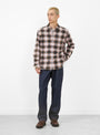 Big Ol' Jean Denim Rinsed Indigo by Stussy at Couverture and The Garbstore Model Front