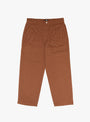 Workgear Trouser Twill Caramel by Stussy at Couverture and The Garbstore product shot 