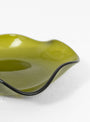 Small Petal Plate Olive by Sophie Lou Jacobsen at Couverture and The Garbstore close up