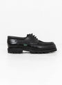 Chimey Shoe Black Smooth Leather & Cow Hair by Paraboot at Couverture and The Garbstore 