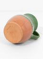 Curved Vase Sage by Casa De Folklore at Couverture and The Garbstore from the bottom