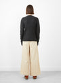 Lauren Manoogian Soft Rib Crewneck Jumper in Ink at Couverture and The Garbstore - rear view