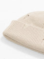 Broken Wool Beanie Ice Grey by Sublime at Couverture and The Garbstore close up