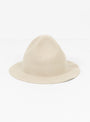 Packable Travel Wool Mountain Hat Beige by Sublime at Couverture and The Garbstore