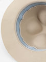 Packable Travel Wool Mountain Hat Beige by Sublime at Couverture and The Garbstore 