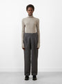 Cotton Wool Gurkha Pants by nanamica at Couverture and The Garbstore full model