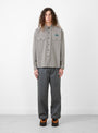 Dickies Vent Double Knee Work Pant Charcoal by sedan at Couverture and The Garbstore on model