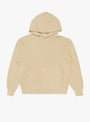 Wordmark Pigment Dyed Hoodie Taupe by Museum of Peace and Quiet at Couverture and The Garbstore