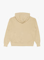 Wordmark Pigment Dyed Hoodie Taupe by Museum of Peace and Quiet at Couverture and The Garbstore rear 