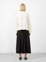 Heavenly Shirt Off White by Skall Studio at Couverture and The Garbstore rear profile  