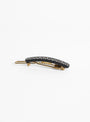 11 Black with Swarovski Hair Clip by Swarovski at Couverture and The Garbstore