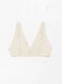 Crescent Bra Undyed by Baserange at Couverture and The Garbstore rear
