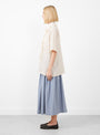 Dallas Shirt Chalk by Cawley at Couverture and The Garbstore side profile