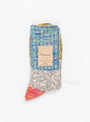 Twister 3 Side Switching Socks Blue by Mauna Kea at Couverture and The Garbstore pair
