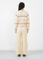 Dusk Corduroy Trousers, Ecru by Henrik Vibskov at Couverture & The Garbstore
Back View