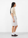 Emeric Shorts Gris Clair and Ecru by Soeur at Couverture & The Garbstore
Side
