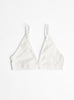 Carrie Soft Cup Bra Natural White by Elliot Organics at Couverture & The Garbstore
Front View