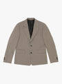 Single Breasted Blazer Taupe Wool by mfpen at Couverture & The Garbstore 
Front View