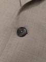 Single Breasted Blazer Taupe Wool by mfpen at Couverture & The Garbstore 
Close-up
